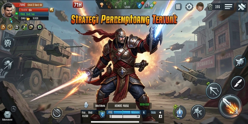 Tampilan gameplay menakjubkan di 71H dengan pertempuran strategis yang mendebarkan.