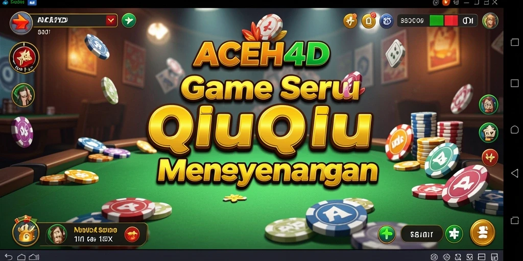 Gameplay QiuQiu seru di ACEH4D dengan pemain multiplayer.