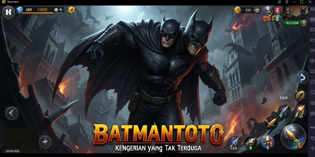 Tampilan gameplay menegangkan dalam kegelapan dengan hantu menyeramkan.