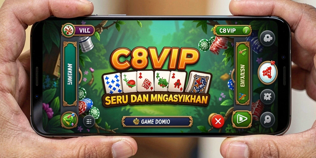 Gameplay menarik dari C8VIP yang menunjukkan keseruan bermain Domino.