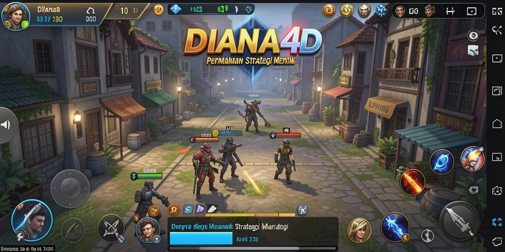 Tampilan gameplay <strong>DIANA4D</strong> yang menarik dengan strategi mendalam.