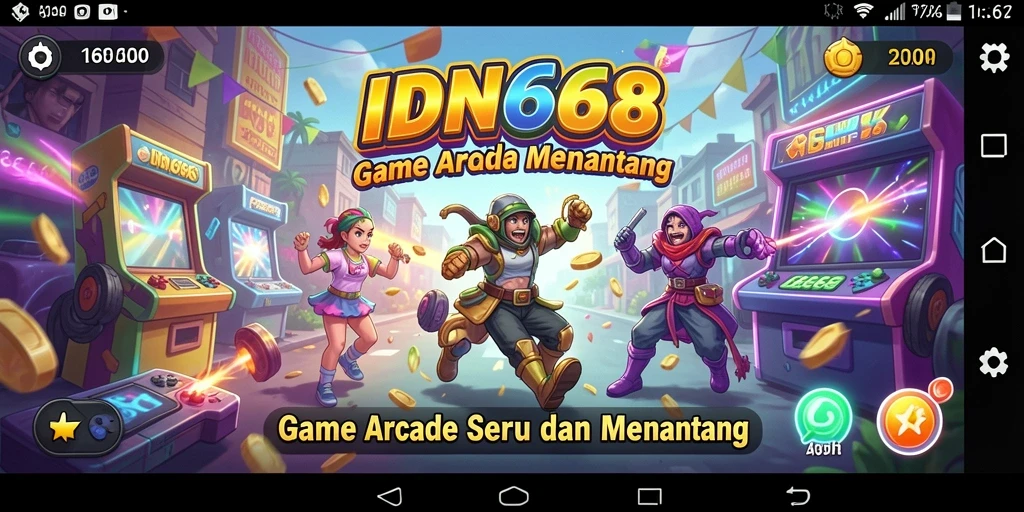 Tampilan gameplay IDN668 yang seru dan penuh tantangan.