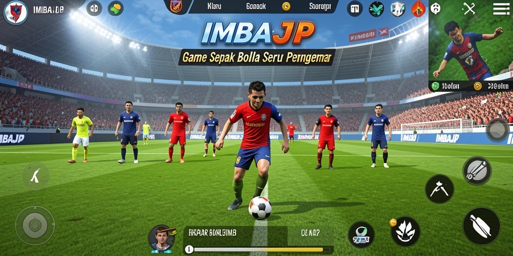 Tampilan gameplay IMBAJP yang menarik dan penuh aksi.