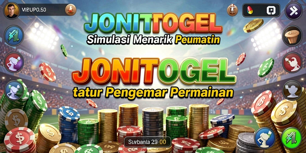 Tampilan gameplay JONITOGEL yang menarik dan penuh warna.