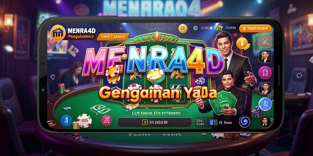 Tampilan gameplay Live Casino yang seru dan interaktif di MENARA4D.
