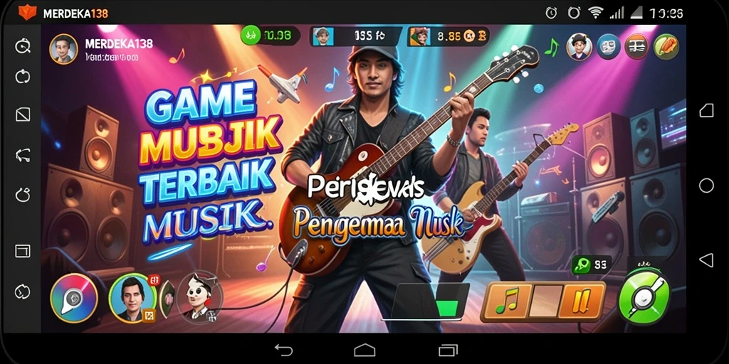 Gameplay menarik dari MERDEKA138 dengan berbagai alat musik.