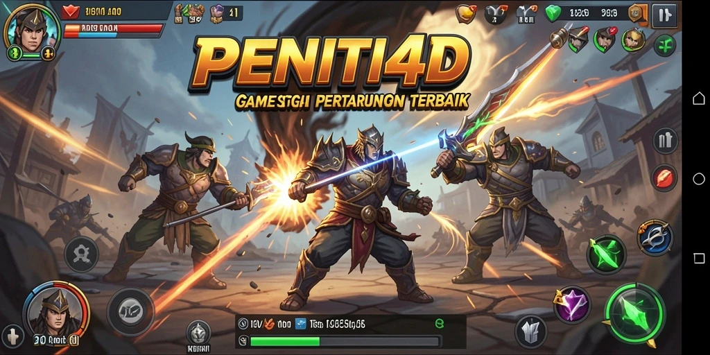 Tampilan gameplay yang menarik dan menantang di PENITI4D.