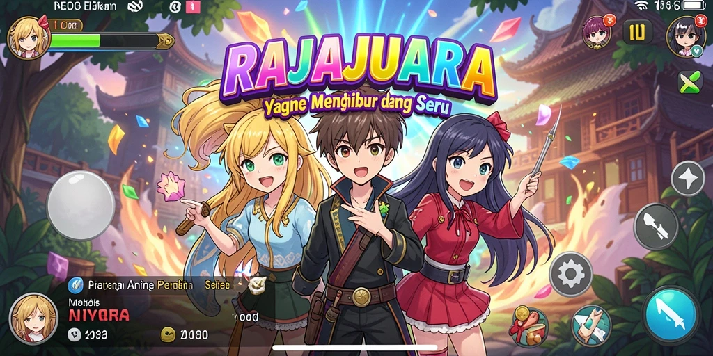 Gameplay seru dengan karakter anime yang menarik.