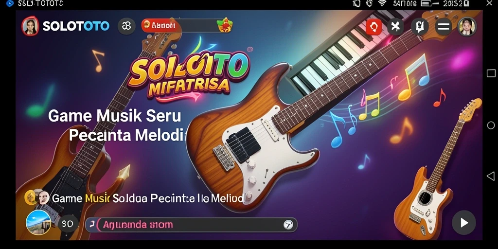 Tampilan gameplay SOLOTOTO yang penuh warna dan interaktif.