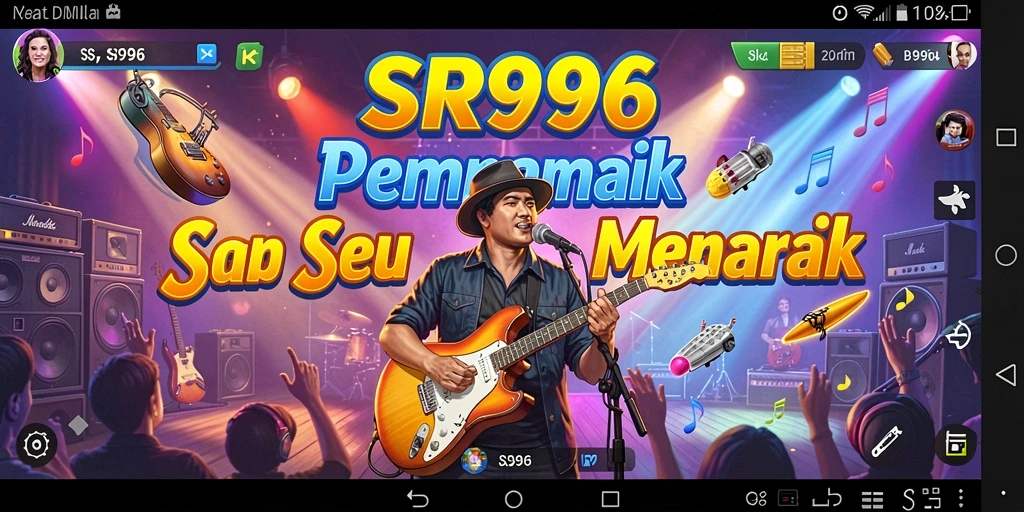 Tampilan gameplay SR996 dengan interaksi musik yang menyenangkan.