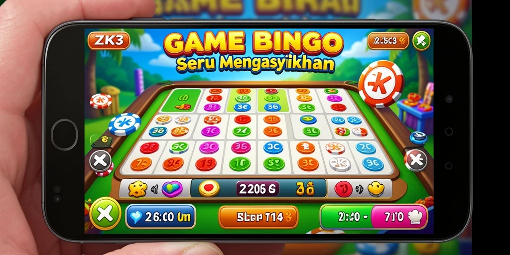 Gameplay seru ZK3 dengan angka bingo yang menanti untuk dipanggil.